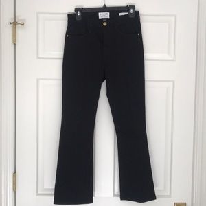 Frame Denim Le Crop Mini Boot Size 26 Film Noir